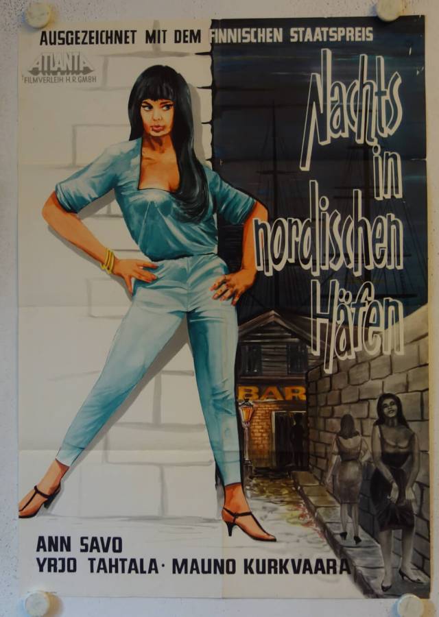 Nachts in nordischen Häfen originales deutsches Filmplakat